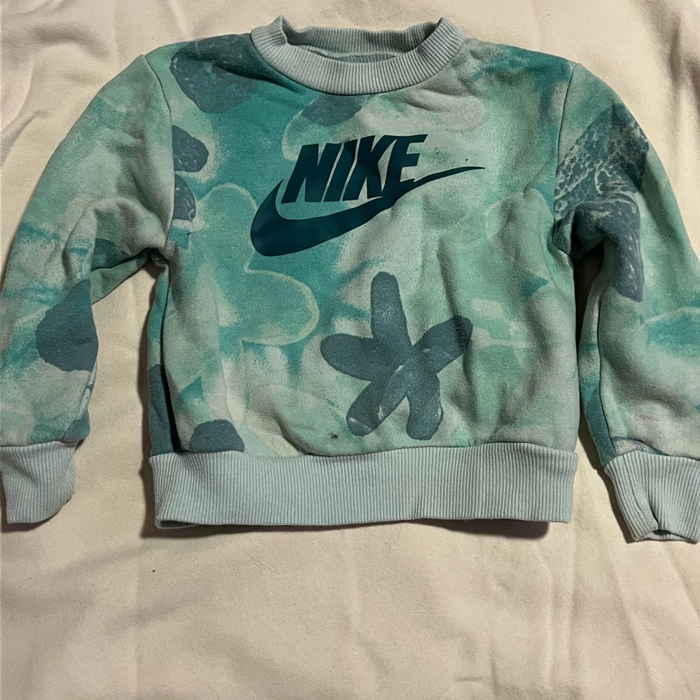 Nike Kids Teal Graphic Sweatshirt